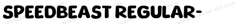 SpeedBeast Regular字体转换